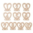 thumbnail image 1 of Siruishop 10 Pieces Wood Table Numbers Decorative for Catering Centerpiece Anniversary, 1 of 8