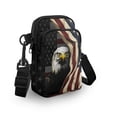 thumbnail image 3 of HELLHERO Eagle American flag Double Layer Women Shoulder Bag with Double-layer for Crossbody Bag, 3 of 7