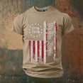 thumbnail image 2 of WAYUTE Men's 250th Anniversary USA Shirt National Flag Graphic Crewneck Tee Casual Outdoor Activities Daily Wear Independence Day T-Shirts, 2 of 3