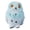 C, variant on Dserhfy Mini Owl Statue Resin Hand Painted Owl Ornament Miniature Animal Figurine for DIY Micro Landscape Bonsai Fairy Garden Decoration