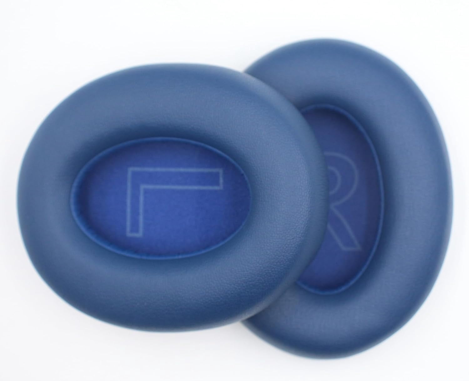 HRTGFD-Replacement Soundcore Life Q20 Ear Pads Compatible with Anker Soundcore Life Q20 / Q20 BT Headphones, Made of Protein Leather Resilient Sponge, Replacement Ear Pad Repair Accessories (Blue)