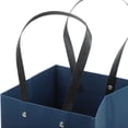thumbnail image 4 of WRISTBIQUE 10pcs Paper Handheld Bags Reusable Present Bags Blue Storage for Birthday Party, 4 of 8