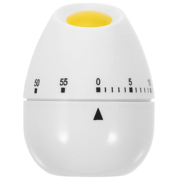 Temporizador de cocina mecánico con forma de huevo de dibujos animados, temporizador de cocina decorativo.