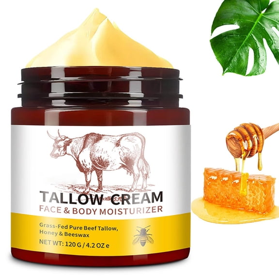 Rewenti Facial and Body Tallow Balm - Moisturizing Hydrating Reducing Nourishing and Cream - 60g