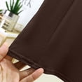 thumbnail image 4 of Htigea Women's Deep V Neck Short Sleeve Tops Solid Color Casual Loose Fit Summer T-Shirts Soft Comfortable Everyday Tees Coffee XXXXL, 4 of 6