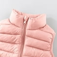 thumbnail image 3 of zbxnLI Kids Boys Girls Puffer Vest Coats Sleeveless Zip up Winter Jacket Lightweight Outerwear with Pockets, 3 of 5