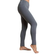 Tanya-B Women's Yoga Long Legging Pants, Grey, Small