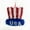 B-Top Hat, variant on JeashCHAT 4th of July Patriotic Tinsel Wreath Heart Shape Garland Glitter Tinsel Hanging Ornaments Independence Day Memorial Day Indoor Outdoor Wall Door Hanging Decorations 11"