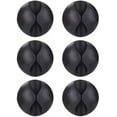 thumbnail image 2 of 6 clips y bridas para cables para TV, computadora y computadora portátil: kit de administración de cables negro para optimizar los cables de la oficina y el hogar, 2 of 5
