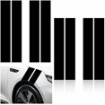 thumbnail image 1 of Racing Stripes 8 Pieces Car Stripe Decals Black Car Stripes Racing Stripe Decals for Cars Car Hood Sticker Auto Racing Body Side Stripe Decal Bumper Stripe Decal Strips Sticker for Car Black Black, 1 of 1