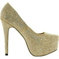 thumbnail image 2 of Eye Candie Womens Fashion Shiny New Design Platform Pump, 2 of 4