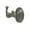 Antique Nickel, variant on Deltana R2010-CR003 R-Series Robe Hook Double Lifetime Polished Brass