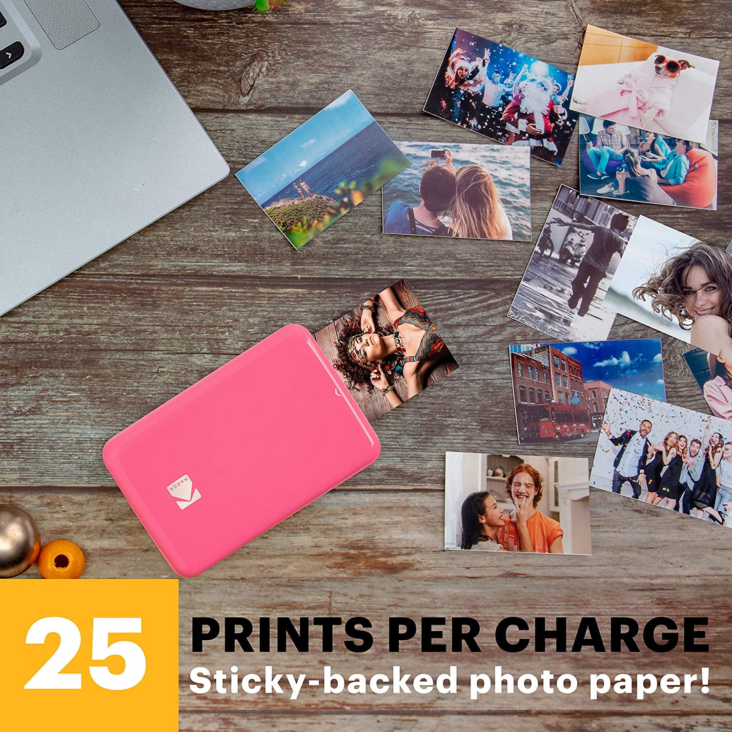 Zink Kodak Step Printer – Impresora inalámbrica de fotos de teléfono celular