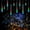 Multicolor, variant on Christmas Lights, Christmas Lights Outdoor, Meteor Shower Lights 12 Inch 8 Tube 192 LED, Raindrop Snowfall Lights for Tree Yard Party Patio Christmas Decorations Lights, Blue