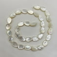 thumbnail image 6 of Perfect Natural Mother of Pearl Shell Bead Strand | 34 Beads | 12x8mm | 16" |, 6 of 12