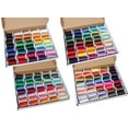 thumbnail image 3 of Threadart 160 Spool Polyester Embroidery Machine Thread Sets Vibrant, Jewel, Vivid, and Brilliant Color Sets Included | 500M Spools 40wt | For Brother Babylock Janome Bernina Machines - 160 Colors, 3 of 9