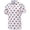 A-Light Gray752, variant on Bibifish Mens Polo Shirts Rooster Pattern All Over Print Short Sleeve Shirts Classic Fit Holiday Casual Tops
