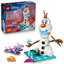 LEGO Disney Frozen Olaf and Bruni’s Picnic Fun Building Toy - Frozen Toys for Girls & Boys, Ages 7  - Disney Gifts for Kids & Fans - 43287