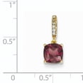 thumbnail image 2 of 14k Diamond and Rhodolite Garnet Pendant XP4064RG/AA, 2 of 2