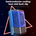 thumbnail image 4 of kurtrusly Phone Back Heat Dissipation Cooling Fan Portable Adjustable Cooler Type-c Radiator Plastic Metal Fast Heatsink Cooling Supplies Blue, 4 of 7