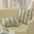 thumbnail image 4 of Sage Green Polka Dot Pillow Covers 20x20 Inch Set of 2 Boho Striped Decorative Throw Pillow Covers Modern Abstract Geometry Decorations Outdoor Pillow Cases Linen Cushion Cases for Sofa Couch, 4 of 6