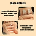 thumbnail image 3 of YZEGDCH Home Outdoor Chair Cushions, Fade-Resistant Patio Furniture Cushions. for Office Chairs & Car Seat - Office Desk Accessories for Pain Relief, Back Support, Gifts for Women Men, 3 of 6