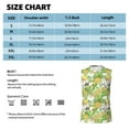 thumbnail image 5 of Yiaed Gnome and Pineapple Print Men's Singlet Vests Summer Running Muscle Tank Tops Gym Undershirt Round Neck Sleeveless for man, 5 of 5