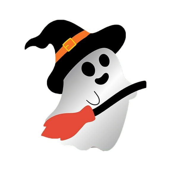 SUSHANG Halloween Cute Ghost Stickers Pack for Multi-scene Wall Decor - Self-Adhesive Art Embellishments for Living Room Bathroom Window Door Festival Party DIY Decoration