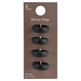 thumbnail image 4 of Solutions Adult Men's 4 Piece Black Silicone Ring Set, Size 11/12 - No Stone, 4 of 4