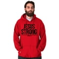 thumbnail image 3 of Jesus Strong Philippians 4:13 Bible Hoodie Sweatshirt Women Men Brisco Brands S, 3 of 6
