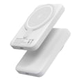 thumbnail image 4 of Cargador Inalambrico Power Bank  15w 5000 mAh, Batería Magnética, Cargador portátil inalámbrico magnético USB-C, Batería Externa, Banco de Energía Color Blanco, 4 of 8