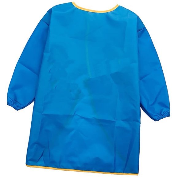 Sarrau de Peinture pour Enfants - Sarrau d'Artisanat pour Enfants - Tablier pour Enfants - Tablier de Peinture à Manches Longues - Bleu, P
