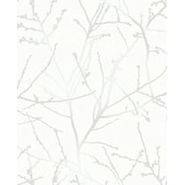 Innocence White Mica Wallpaper