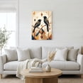 thumbnail image 2 of 1.5-Inch Thick Canvas Print Wall Art for Living Room, Bedroom, Office or Entryway – Decorative Wall Decor with Geometric Birds On Branch Pattern -16Lx24x1.5 in, 2 of 9
