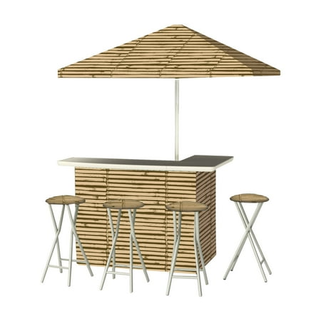 Best of Times Luau Tiki Portable Outdoor Bar - Walmart.com Best of Times Luau Tiki Portable Outdoor Bar - Walmart.com on Portable Backyard Bar id=29023