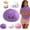 Purple L: 10inch, variant on Nrmvnmi Giant Dumpling Squishy for Adults, 4/6/10 Inch Jumbo Dumpling Stress Ball, Cute Anxiety Relief Ball, Soft Squeeze Decompression Dough for Adults