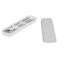 thumbnail image 3 of Juego de estuches de vajilla Caja de palillos con luz ultravioleta de acero inoxidable de grado alimenticio con carga USB para viajes de negocios escolares DailyGrey, 3 of 5