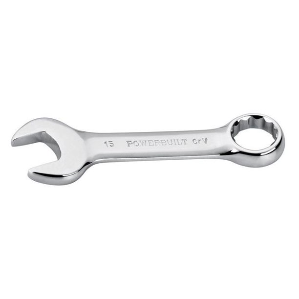 Powerbuilt? 15mm Stubby Combination Wrench Metric 641793 Walmart