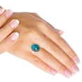thumbnail image 2 of 925 Sterling Silver Women Jewelry Natural Chrysocolla Ring, 2 of 6