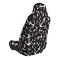 thumbnail image 2 of Rateoe Anchors Print Car Seat Cover,Elastic Car Seat Protector,Washable Durable Automotive Seat Cover Car Interior Accessories, 2 of 5