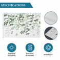 thumbnail image 6 of Sage Green Leaves Placemats Set of 12, Summer Botanical Placemats for Dining Table, Place Mats for Kitchen Tabletop, Waterproof Wipeable Dining Table Mats Set, 6 of 9