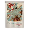 thumbnail image 2 of Breeze Decor 14109 Christmas Everyones Xmas 2-Sided Vertical Impression House Flag - 28 x 40 in., 2 of 2