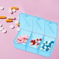 thumbnail image 2 of MasteelfCA 1Pc Weekly Pill Organizer 21 Compartment Pill Box Portable Medicine Container, 2 of 7