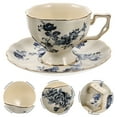 thumbnail image 3 of 1 Set Ceramic Cup European Style Delicate Milk Mug Coffee Cup Saucer Water Cup, 3 of 9