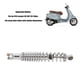 thumbnail image 4 of Amortiguador trasero de motocicleta ANGGREK resorte trasero a prueba de deformación carga máxima 450 libras para scooter GY6 50 100 125 150 cc, 4 of 8