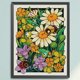 thumbnail image 3 of Hilo de bordar de algodón completo, 14CT, estampado de flores de primavera, punto de cruz, 35x47cm, 3 of 9