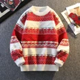 thumbnail image 5 of Suéter grueso y cálido para hombre, jersey de lujo de primera calidad, estampado a la moda, para otoño e invierno, talla 4XL-M, 5 of 5