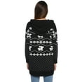 thumbnail image 3 of Uniexcosm Women Christmas Sweater Cute Funny Ugly Hooded Sweaters, 3 of 9