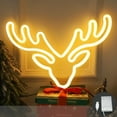 thumbnail image 4 of LED Neon Sign under $5! Yannianjz Christmas Neon Sign LED, Battery USB Powered Wall Decor for Bedroom, Holiday Shaped Light for Party, Festive Home Decoration Gift, 4 of 6