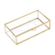 thumbnail image 5 of Caja de almacenamiento de joyas Yuyangstore transparente ligera marco de latón, 5 of 7